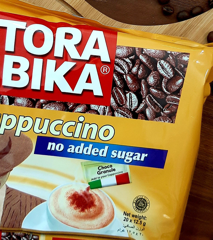 کاپوچینو رژیمی بدون شکر تورابیکا اصل ساشه ی ۱۲/۵ گرمی