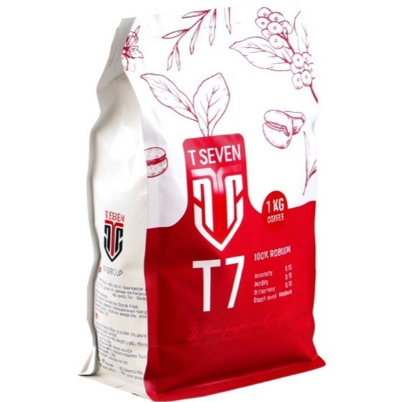 قهوه فول کافیین بسته یک کیلویی برند t7